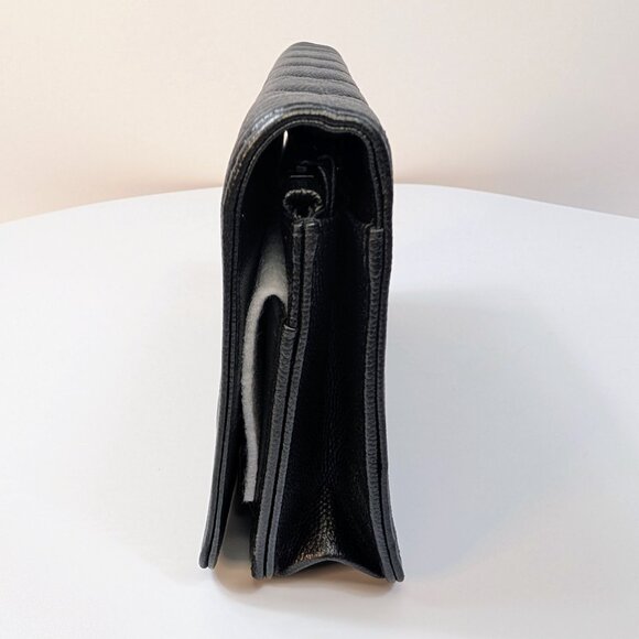 Chanel So Black Quilted Caviar Boy Wallet on Chain (WOC) - Picture 5 of 16